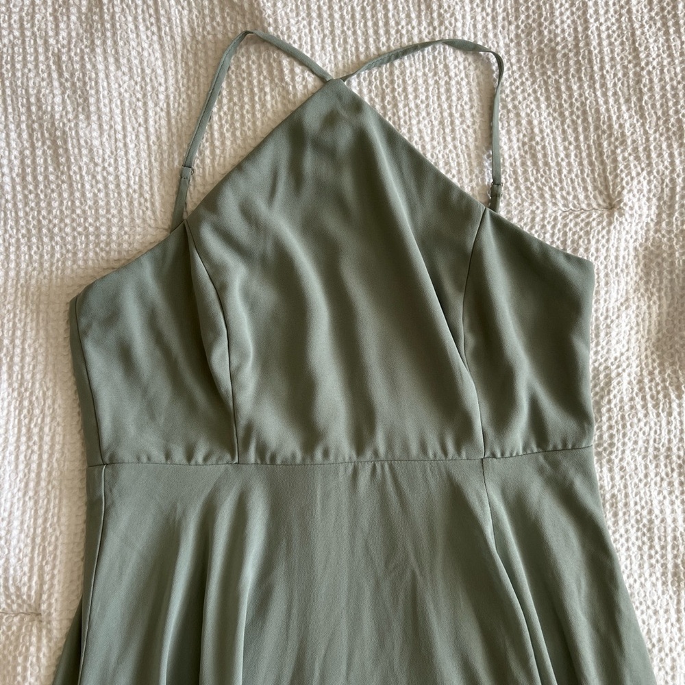 Absolutely Breathtaking Sage Brush Maxi Dress XL